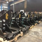 pallet forks inside geith distribution hub