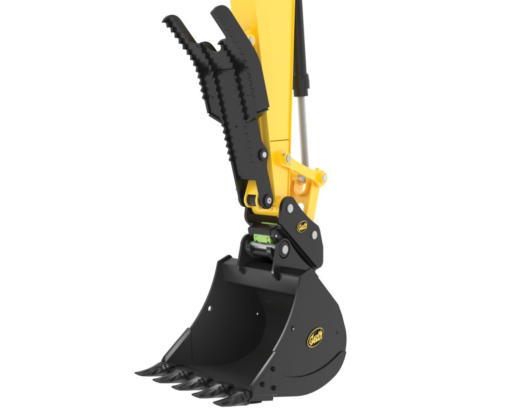 Universal Stick Mount Hydraulic Excavator Thumb Open