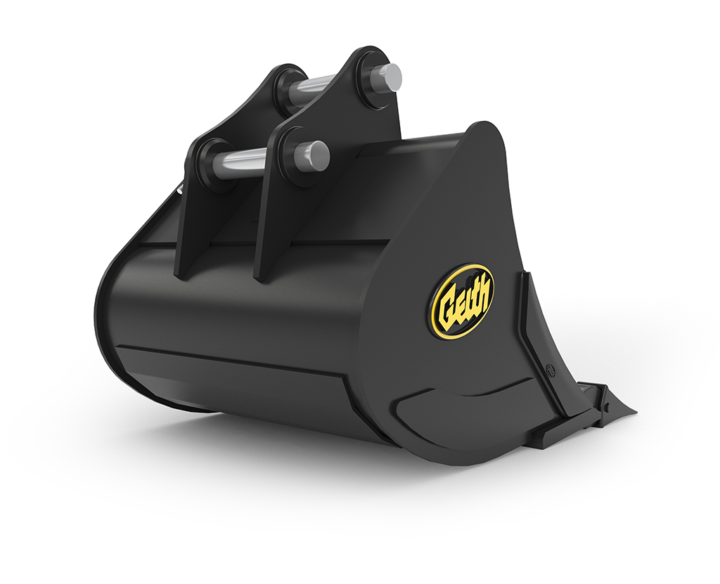 Geith Mini Excavator Bucket Bucket Back View