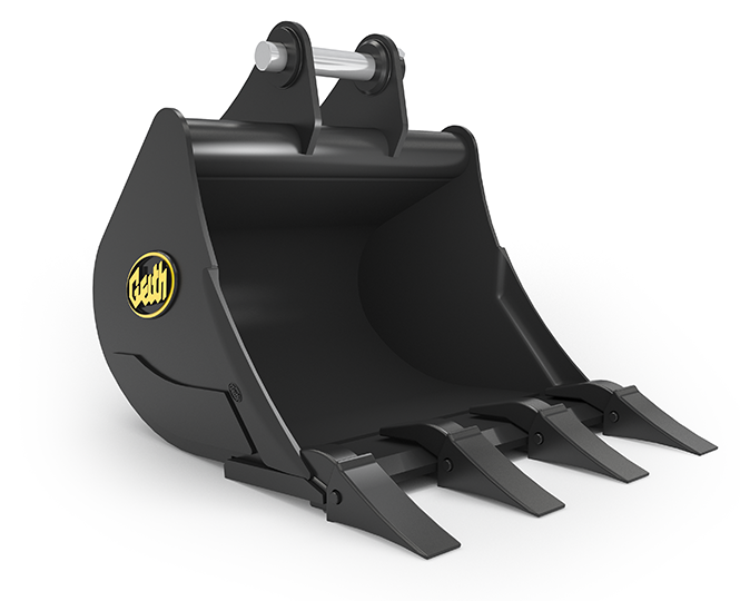 Geith Mini Excavator Bucket Bucket Front View