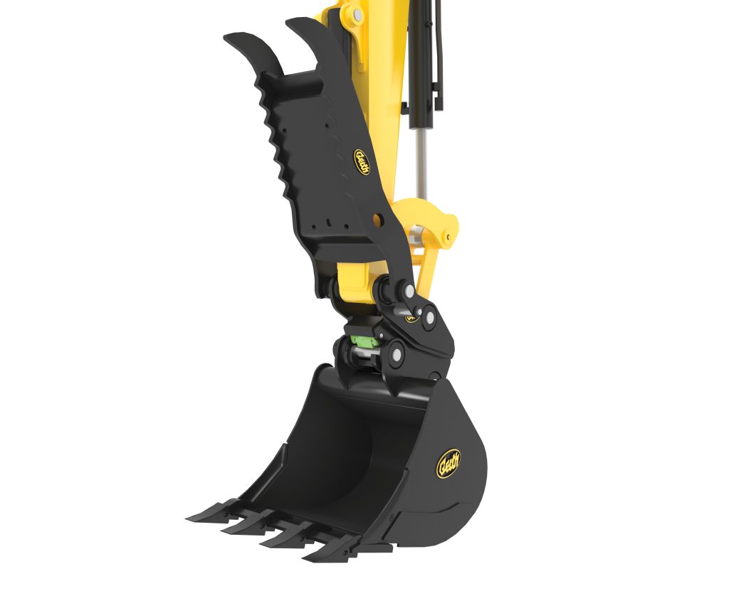 Geith Mini-Excavator Hydraulic Thumb Open