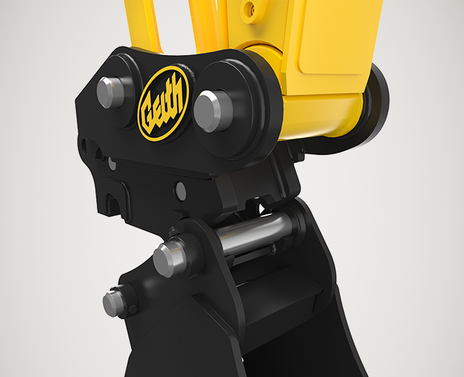 Geith Mechanical Coupler demonstrating key safety features
