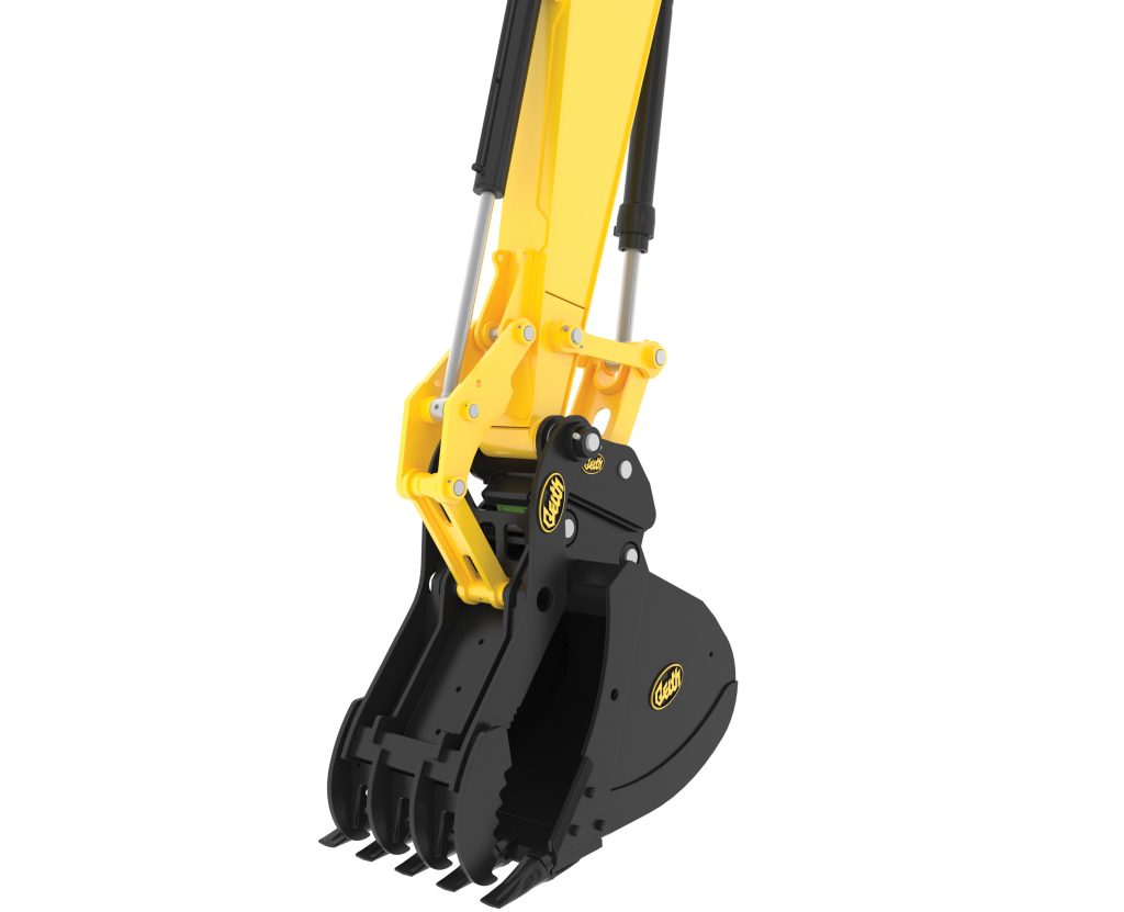 Geith Progressive Linkage Hydraulic Thumbs Closed