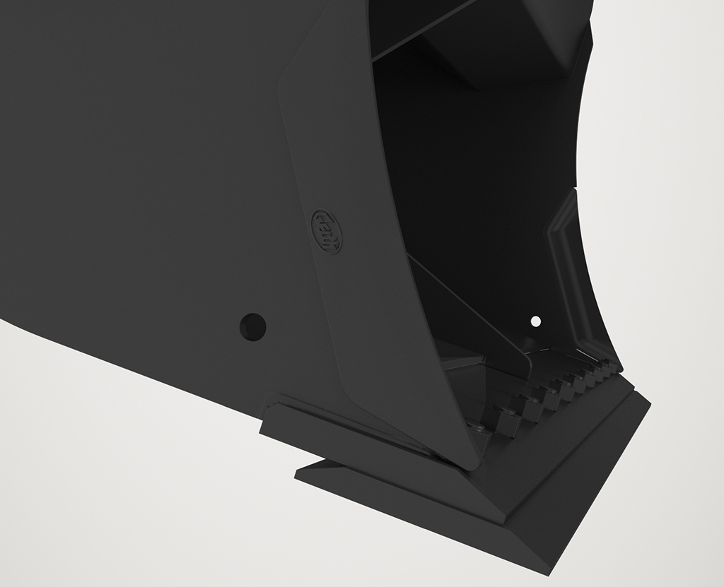 Geith reversible bolt-on cutting edge for excavator buckets