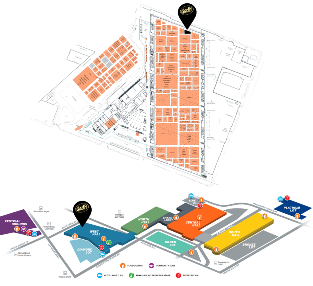 Geith Conexpo 2026 Location Map